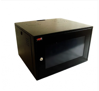 Mini Rack Parede 19" 12UX48CM Preto - BBK