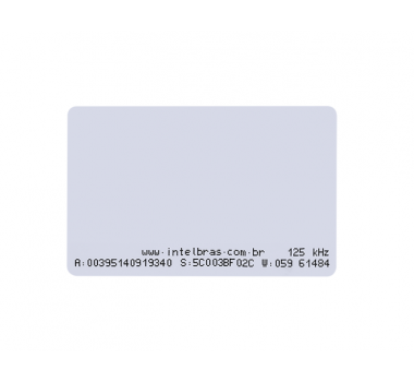Cartão De Proximidade THI142L/TH2000 - INTELBRAS