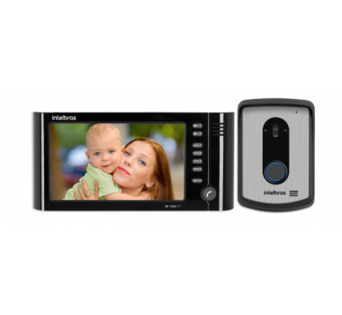 Video Porteiro IV 7010 HF Preto - 4520025 - INTELBRAS