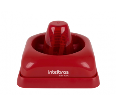 Sinalizador Audio Visual Convencional SAV 420C 4615030 - INTELBRAS