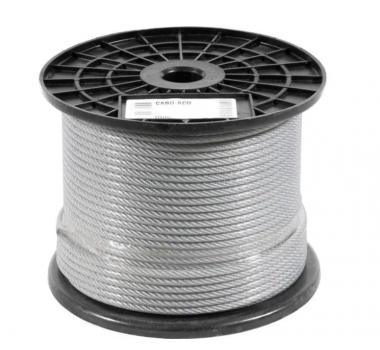 Cabo De Aço Af Alma De Fibra Galvanizado 6X7 100MTS - IMP