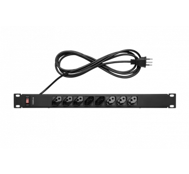 Protetor Eletronico Com 8 Tomadas Para Rack- EPR 208 - 4824300 - INTELBRAS