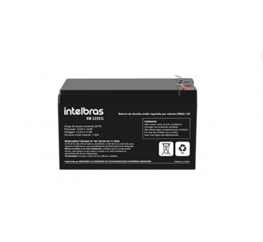 Bateria VRLA 12V XB12SEG 4860010 - INTELBRAS