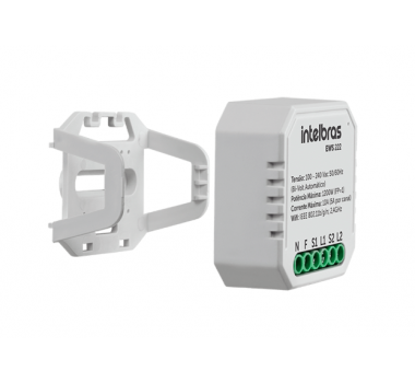 Interruptor Controlador De Cargas Wifi 2/2 EWS 222 Linha Izy 4850006 - INTELBRAS