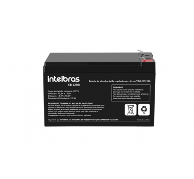 Bateria Vrla 12V 9,0AH XB 1290 - 4860009 - INTELBRAS