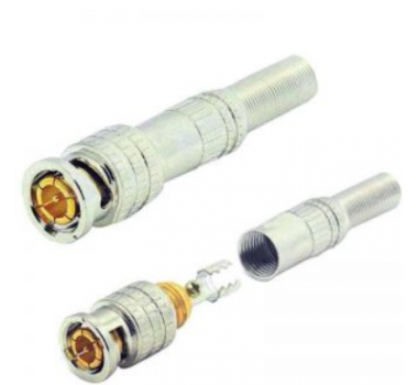 Conector BNC Mola Com Parafuso Dourado Com 5 Peças ST-MCD – IMP