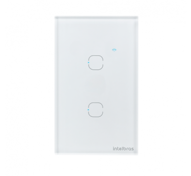 Interruptor Smart Wi-fi Touch 2 EWS 1002 Branco - INTELBRAS