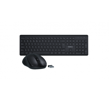 Combo Teclado E Mouse CSI50 Sem Fio Preto - INTELBRAS