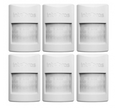 Kit Sensor Com Fio IVP1000 PET 6 Peças - 4540029 - INTELBRAS