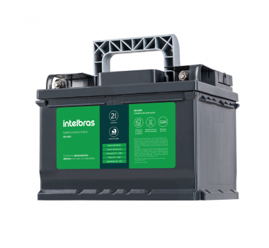 Bateria Eletrica Estacionaria PB-ACIDO 12V 60AH EB 1260 - 4860012 - INTELBRAS