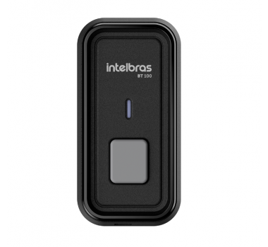 Botoeira Sem Fio Preta BT 100 - 4666000 - INTELBRAS