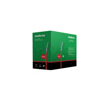 Cabo Impact Giga UTP CAT6 4P 305M PRETO-IG6CPR 4830004 - INTELBRAS