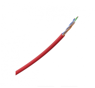 Cabo Impact Giga UTP CAT6 4P 305M Vermelho - IG6CVM - 4830007 - INTELBRAS - 2