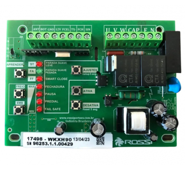 Central Wkxhb90 Para Motores Atto 433 MHZ - ROSSI