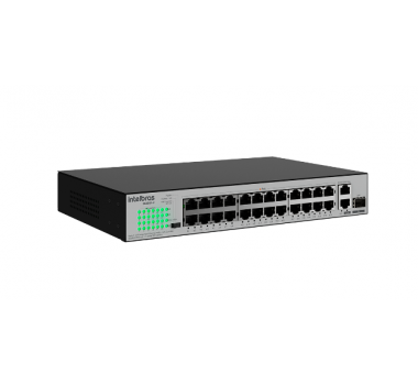 Switch Fast Ethernet Poe 24P S1026F-P - INTELBRAS