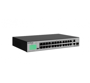 Switch Fast Ethernet Poe 24P S1026F-P - 4760059 - INTELBRAS