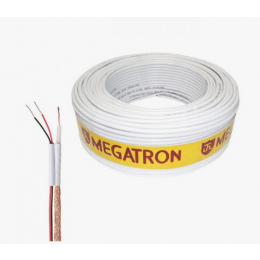 Cabo Coaxial 4MM RF 85%  Flexivel 100 Metros - MEGATRON