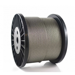 Cabo De Aço Af Alma De Fibra Galvanizado 6X7 500MTS - IMP.