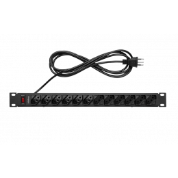 Protetor Eletrônico Com 12 Tomadas Para Rack EPR 212 - 4824301 - INTELBRAS