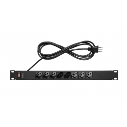 Protetor Eletrônico Com 8 Tomadas Para Rack EPR 208 + - 4824302 - INTELBRAS