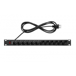 Protetor Eletronico Com 12 Tomadas Para Rack- EPR 212+ - INTELBRAS