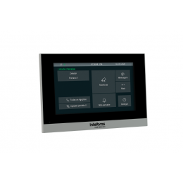 Terminal Interno Video Porteiro IP TVIP3000 WIFI Preto - 4500011 - INTELBRAS