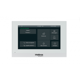 Terminal Interno Video Porteiro IP TVIP3000 UN Universal Branca - INTELBRAS