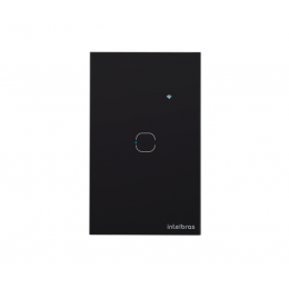 Interruptor Smart Wi-fi Touch 1 EWS 1001 Preto - INTELBRAS