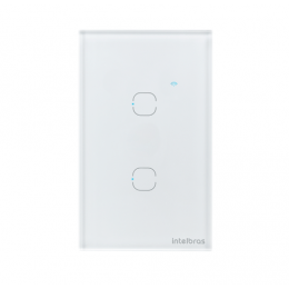 Interruptor Smart Wi-fi Touch 2 EWS 1002 Branco - INTELBRAS
