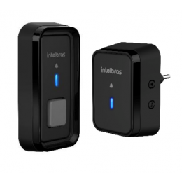 Campainha Sem Fio Com Bateria CIB 101 Preta - 4522000 - INTELBRAS