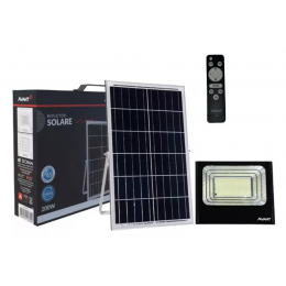 Refletor Led Solar 200W 6500K Com Controle - AVANT