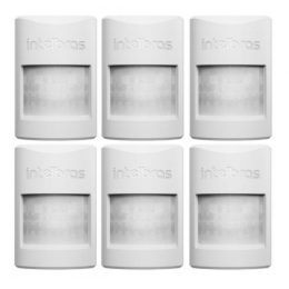 Kit Sensor Com Fio IVP1000 PET 6 Peças - 4540029 - INTELBRAS