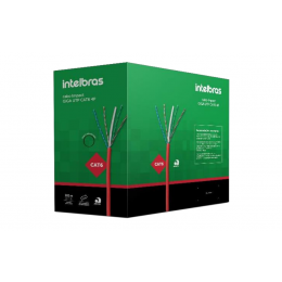 Cabo Impact Giga UTP CAT6 4P 305M Vermelho - IG6CVM - 4830007 - INTELBRAS