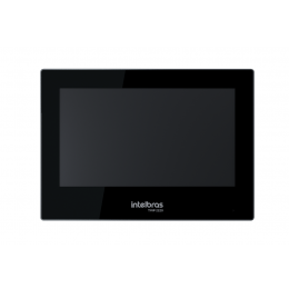 Terminal Interno Video Porteiro IP TVIP 2220 Preto - 4500022 - INTELBRAS