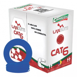 Cabo Landutti CAT6 (HD) 4P CMX 250MHZ AZ 305 Metros - CONDUTTI