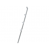 Haste De Ferro Galvanizado 75cm Isolador Branco - Eli Medeiros - 1