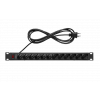 Protetor Eletrônico Com 12 Tomadas Para Rack EPR 212 - 4824301 - INTELBRAS - 1