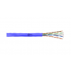 Cabo Lan 4PX23 AWG CAT6 Capa Simples Azul B 100 Metros- COPPERLAN - 1