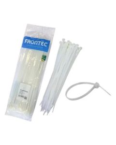 Abraçadeira Plástica 200MM X 4,8MM Com 100 Peças Natural - F7023Nyna100 - Frontec