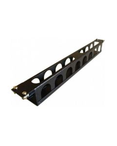 Guia De Cabo Para Rack 1U Preto Chapa 55 MM - BBK