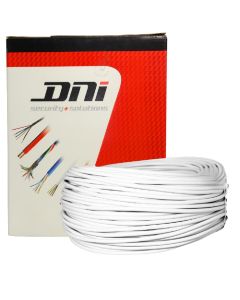 Cabo De Alta Isolação 5Mm Branco 100 Metros At40 Br - Dni
