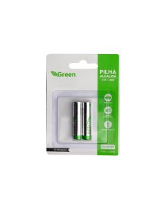 Pilha Alcalina AAA Com 2 Unidades - Green