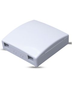 Caixa De Terminação Óptica Ftth 2 Fibras Branca (Roseta) Mucx0060/Cccx0600 - Multitoc