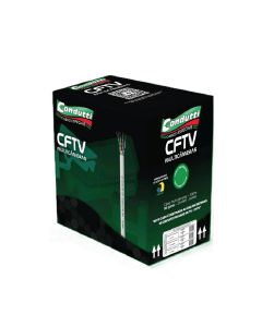 Cabo CFTV 4 Pares Multicameras Branco 300 Metros - Condutti