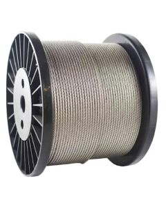 Cabo De A&ccedil;o Af Alma De Fibra Galvanizado 6X7 - 500 Metros - Imp