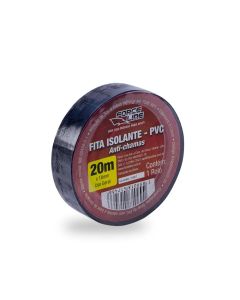 Fita Isolante Preta 20M 0,13X 18MM - Forceline