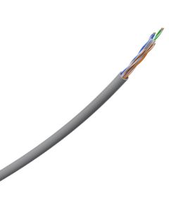 Cabo U/Utp 23Awg Impact Giga Utp Cat.6 4P Cm Ig6Cmcz 305 Metros Cinza - 4000273 - Intelbras