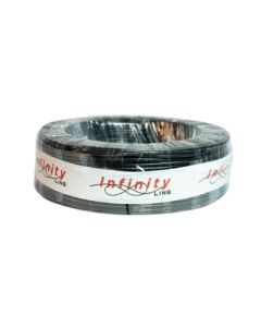 Cabo Alta Tensão 5MM 50 Metros Preto - Infinitx