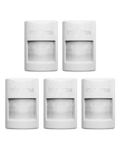 Kit com 5 Sensor Sem Fio IVP 1000 Pet - 4540027 - Intelbras