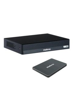 Gravador De Vídeo DVR 4 Canais MHDX 1104-C Com SSD 512GB - 4581156 - Intelbras